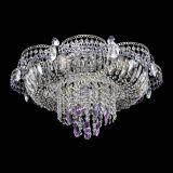 Люстра Камея №1 фиолетовая в Химках