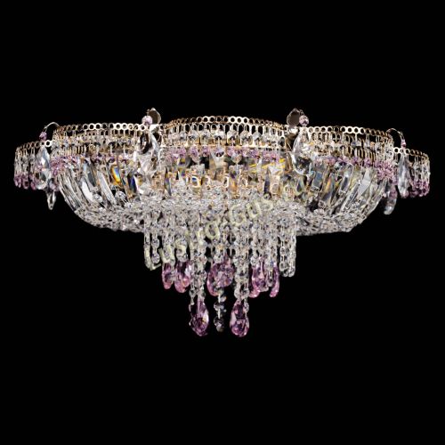 Люстра Камея №1 розовая в Химках Гусь Хрустальный