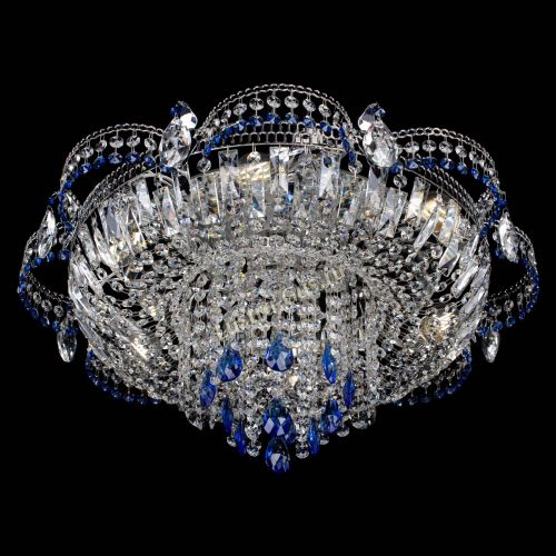 Люстра Камея №1 синяя в Химках Гусь Хрустальный