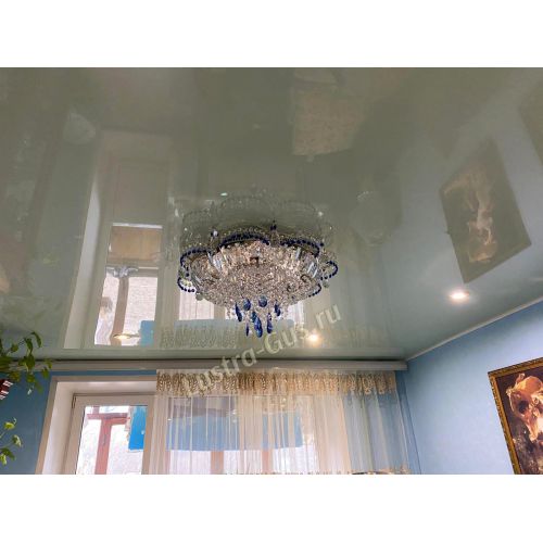 Люстра Камея №1 синяя в Химках Гусь Хрустальный