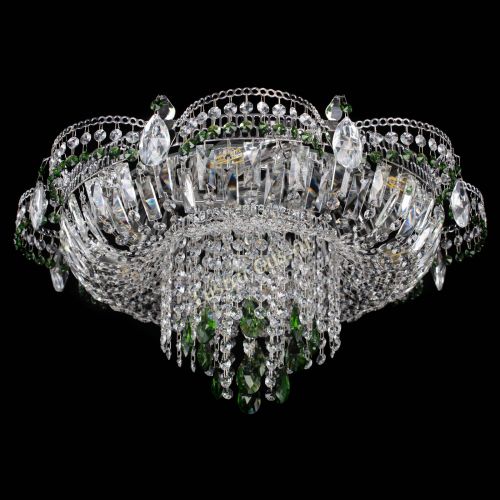 Люстра Камея №1 зеленая в Химках Гусь Хрустальный