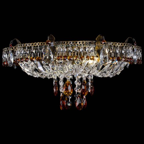 Люстра Камея №4 под бронзу чайная в Химках Гусь Хрустальный