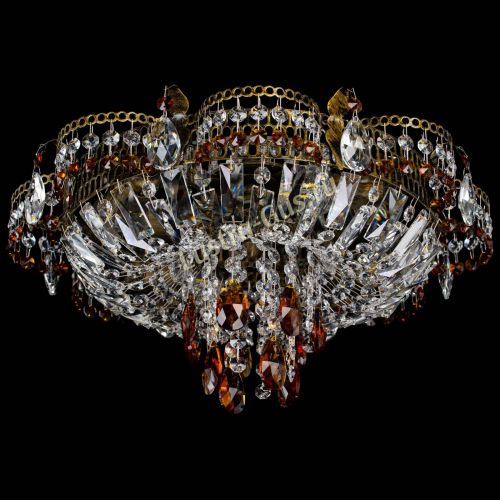 Люстра Камея №4 под бронзу чайная в Химках Гусь Хрустальный