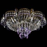 Люстра Камея №4 под бронзу фиолетовая в Химках