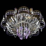 Люстра Камея №4 под бронзу фиолетовая в Химках