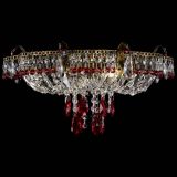 Люстра Камея №4 под бронзу красная в Химках