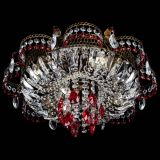 Люстра Камея №4 под бронзу красная в Химках