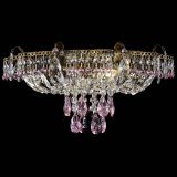 Люстра Камея №4 под бронзу розовая в Химках