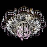 Люстра Камея №4 под бронзу розовая в Химках