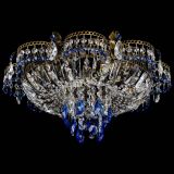 Люстра Камея №4 под бронзу синяя в Химках