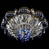 Люстра Камея №4 под бронзу синяя в Химках