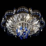 Люстра Камея №4 под бронзу синяя в Химках