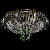 Люстра Камея №4 под бронзу зеленая в Химках