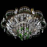 Люстра Камея №4 под бронзу зеленая в Химках