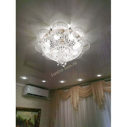 Люстра Камея №8 под бронзу в Химках Гусь Хрустальный