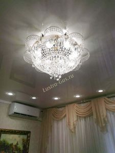 Люстра Камея №8 под бронзу в Химках отзыв и фото покупателя