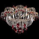 Люстра Камея Флора №4 красная в Химках