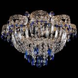 Люстра Камея Флора №4 синяя в Химках
