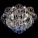 Люстра Камея Флора №4 синяя в Химках