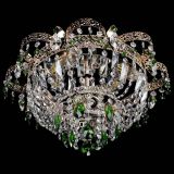 Люстра Камея Флора №4 зеленая в Химках