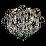Люстра Камея Флора №4 зеленая в Химках