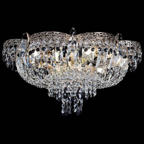 Люстра Камея Флора Журавлик №6 черная в Химках Гусь Хрустальный