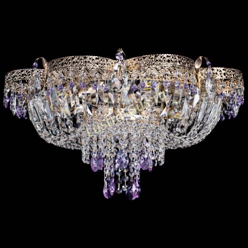 Люстра Камея Флора Журавлик №6 фиолетовая в Химках Люстра Камея Флора Журавлик №6 фиолетовая в Химках