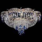 Люстра Камея Флора Журавлик №6 синяя в Химках