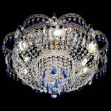 Люстра Камея Флора Журавлик №6 синяя в Химках