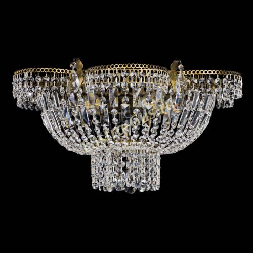 Люстра Камея №1 под бронзу прямая в Химках Гусь Хрустальный