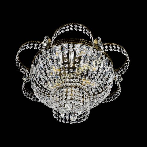 Люстра Камея №1 под бронзу прямая в Химках Гусь Хрустальный