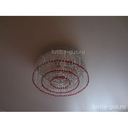 Люстра Капель обтикон 5 ламп в Химках Гусь Хрустальный