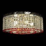 Люстра Капель оптикон №2 красная в Химках