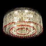 Люстра Капель оптикон №2 красная в Химках