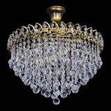 Люстра Капель Пирамида Шар 30 с подвесом под бронзу в Химках