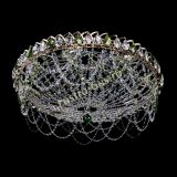 Люстра Каскад Ажур 700 мм зеленый в Химках