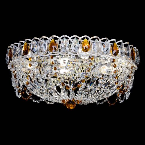 Люстра Каскад Ажур Чайная белая в Химках Гусь Хрустальный