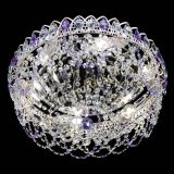 Люстра Каскад Ажур Фиолетовая белая в Химках Люстра Каскад Ажур Фиолетовая белая в Химках