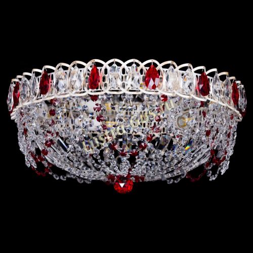 Люстра Каскад Ажур Красная белая в Химках Люстра Каскад Ажур Красная белая в Химках
