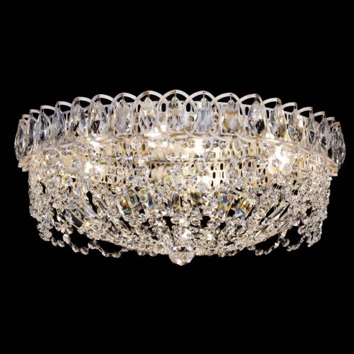 Люстра Каскад Ажур белая в Химках Гусь Хрустальный