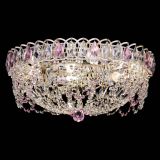 Люстра Каскад Ажур Розовая белая в Химках Люстра Каскад Ажур Розовая белая в Химках