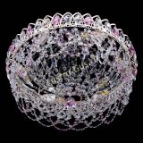 Люстра Каскад Ажур Розовая белая в Химках Люстра Каскад Ажур Розовая белая в Химках