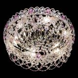 Люстра Каскад Ажур Розовая белая в Химках Люстра Каскад Ажур Розовая белая в Химках