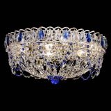 Люстра Каскад Ажур Синяя белая в Химках