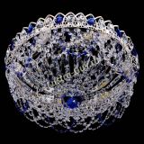 Люстра Каскад Ажур Синяя белая в Химках