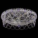 Люстра Каскад Ажур 700 мм фиолетовый в Химках