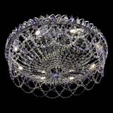 Люстра Каскад Ажур 700 мм фиолетовый в Химках