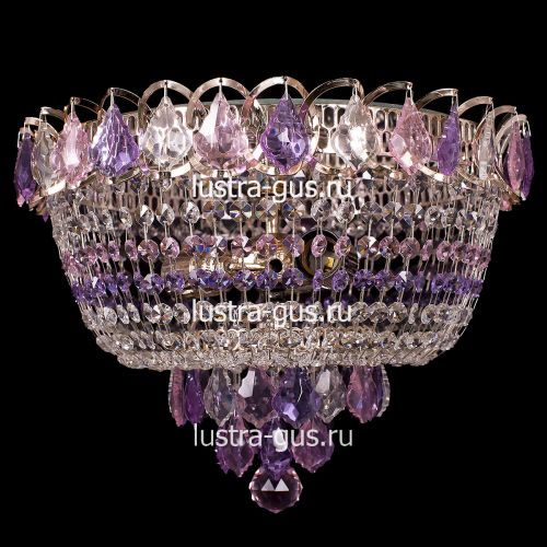 Люстра Катерина дубик цветная в Химках Гусь Хрустальный