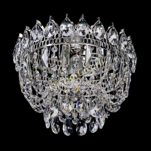 Люстра Катерина Корона журавлик - 1 лампа  в Химках Гусь Хрустальный