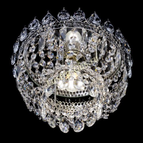 Люстра Катерина Корона журавлик - 1 лампа  в Химках Гусь Хрустальный